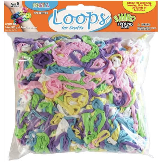 Pepperell Pastel Braiding Polyester Loops